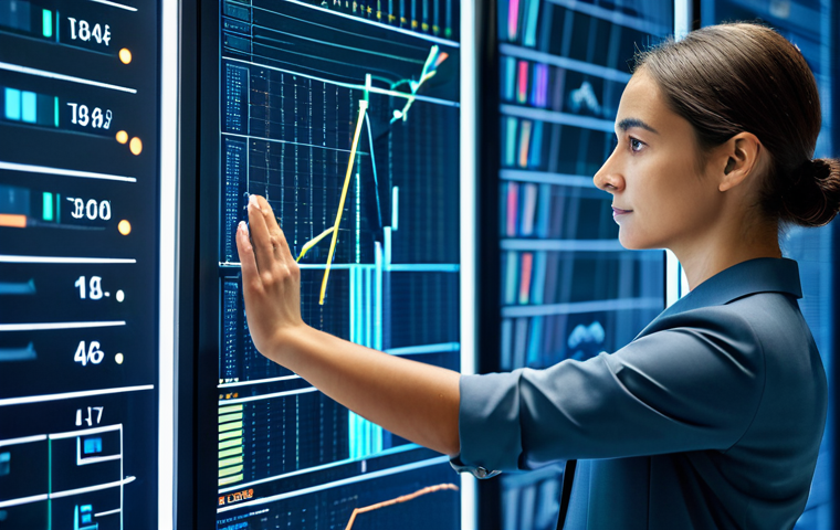 A focused female AI engineer, fully clothed in professional business attire, meticulously fine-tuning a natural language processing model on a large monitor in a modern, brightly lit data center. Her hands are precisely adjusting digital parameters, surrounded by abstract visualizations of clean, high-quality data. The scene emphasizes precision and expertise. Soft ambient lighting, professional photography, perfect anatomy, correct proportions, natural pose, well-formed hands, proper finger count, natural body proportions, safe for work, appropriate content, modest, family-friendly.