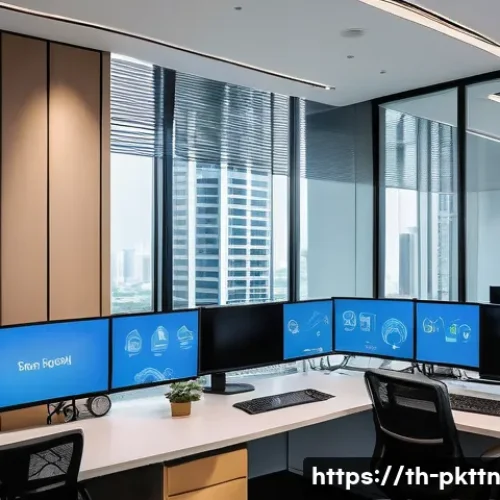 Home 25 자연어 처리 모델 튜닝을 위한 클라우드 서비스 비교 - A modern office environment in Bangkok with a diverse team of Thai professionals collaborating on na...